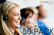 ExitPro: Live Voice Based Exit Interviews (Pack of 50)