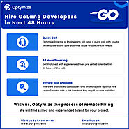 Hire GoLang Developers in Next 48 Hours | Optymize