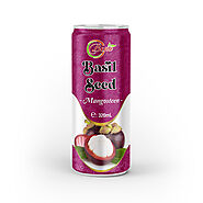 mangosteen mix basil seed drink