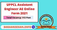 UPPCL Assistant Engineer AE 2022 Apply For 113 Post- Sarkari Exam