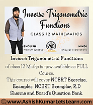Inverse Trigonometric Functions Class 12 Maths
