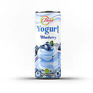 yogurt milk blueberry