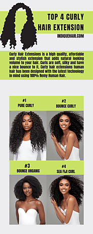 Get Amazing Curly Hair Extensions at Indique - You Shouldn’t Miss!