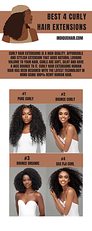 Silky & Healthy Curly Hair Extensions at Indique - You Shouldn’t Miss!