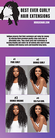 Silky & Healthy Curly Hair Extensions at Indique - You Shouldn’t Miss!