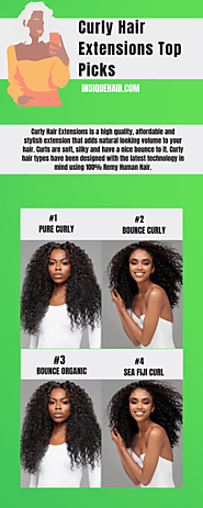 Silky & Healthy Brazilian Kinky Curly Hair Extensions at Indique - You Shouldn’t Miss!