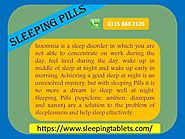 Sleep better with Sleeping Pills
