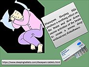 Serene Sleep at night with Diazepam Tablets