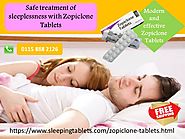 Sleep fast with Zopiclone Tablet