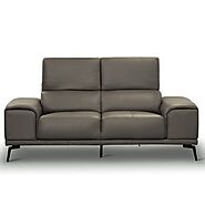 Brown Leather Sofa