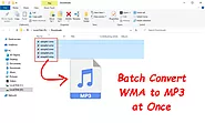 How to Batch Convert WMA to MP3 at Once?