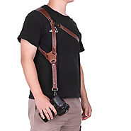 Leather Camera Adjustable Shoulder Strap For Sale