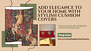 Belgian Wall Tapestry — Add Elegance to Your Home With Stylish Cushion...