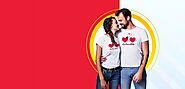 Express your Pyaar with Love Couple T Shirts – Punjabi Adda