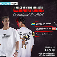 Mighty Leaper Pawan Putra Hanuman T Shirt – Punjabi Adda