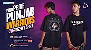 Pind Pride Punjab Warriors Oversized T Shirt – Punjabi Adda