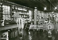 Thomas Edison's Menlo Park Laboratory in New Jersey, photographed on...
