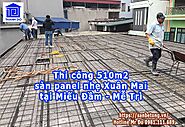 Website at https://sanbetong.vn/thi-cong-510m2-san-panel-nhe-xuan-mai-tai-mieu-dam-me-tri/