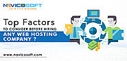 Top Factors to consider before hiring any web hosting company?