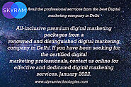 Avail the professional services from the best Digital marketing company in Delhi - January 2022