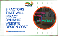 8 Factors that Will Impact Dynamic Website Design Cost - Blog | Indian Website Company