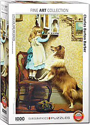 Little Girl And Her Sheltie 1000 Piece Jigsaw Puzzle | Puzzlicious