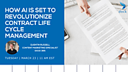 Free Webinar | How AI is Set to Revolutionize Contract Life Cycle Management