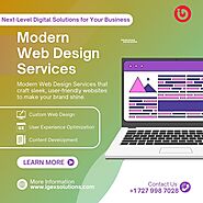 Revamp Your Website with Our Modern Web Design Services