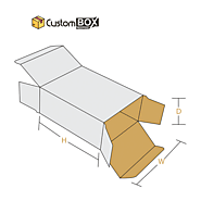 Custom Reverse Tuck End Boxes | Custom kraft Boxes | CustomBoxPrinting