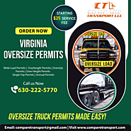 Website at https://www.comparetransport.com/virginia-oversize-permits/