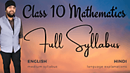 Full Syllabus of Class 10 Maths