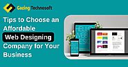 Tips to Choose an Affordable Web Designing Company for Your Business – Gazing Technosoft | Software Development and W...