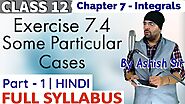 (Part 1) Exercise 7.4 Integrals Class 12 Maths Chapter 7