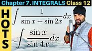 Important Questions for Integrals Class 12 Maths Chapter 7