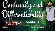 Ch05. Continuity and Differentiability Class 12 Maths - 1Y » Ashish Kumar - Let's Learn
