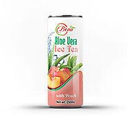 tea aloe vera peach