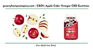 CBDfx Apple Cider Vinegar CBD Gummies. Help Weight Management, Reduce Anxiety