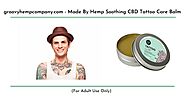 Need Aftercare CBD Balm for Tattoos? Made By Hemp Soothing CBD Tattoo Care Balm.