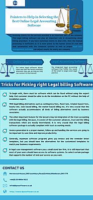 Pointers to Help in Selecting the Best Online Legal Accounting Software