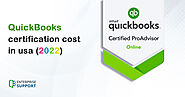 QuickBooks Certification Cost In USA (2022) - qbenterprisesupport