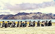 Leh ladakh bike trip packages - drive through Ladakh valley