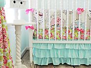 Turquoise Baby Girl Crib Bedding on Flipboard