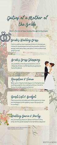 Duties of a Mother of the Bride