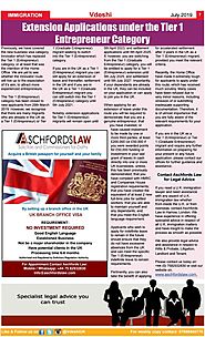 Extension Applications under the Tier 1 Entrepreneur Category | UK immigration lawyer