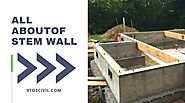 Stem wall foundation