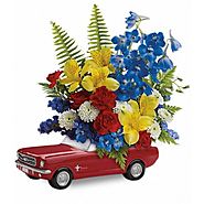 65 Ford Mustang Bouquet by Aebersold Florist, New Albany, IN