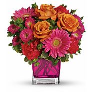 Turn Up The Pink Bouquet by Aebersold Florist - We deliver flowers daily.