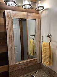 Rustic Farmhouse Style Bathroom Wall Mirrors – Decorative Pieces