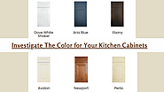 Make a wise decision and examine the color of kitchen cabinets