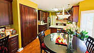 Aesthetic Walnut Shaker Assembled Kitchen Cabinet Design